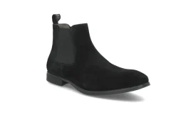 Chelseaboot i semsket skinn