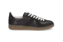 Cupsole sneaker i skinn