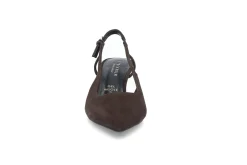 Elegant semsket slingback med gelsåle