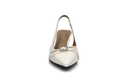 Elegant slingback pumps m/gel & sløyfe
