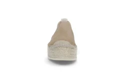 Espadrill i semsket skinn
