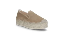 Espadrill i semsket skinn