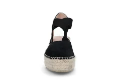 Espadrill i semsket skinn