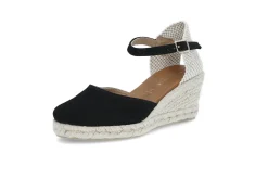 Espadrill i semsket skinn