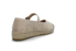 Espadrill i semsket skinn