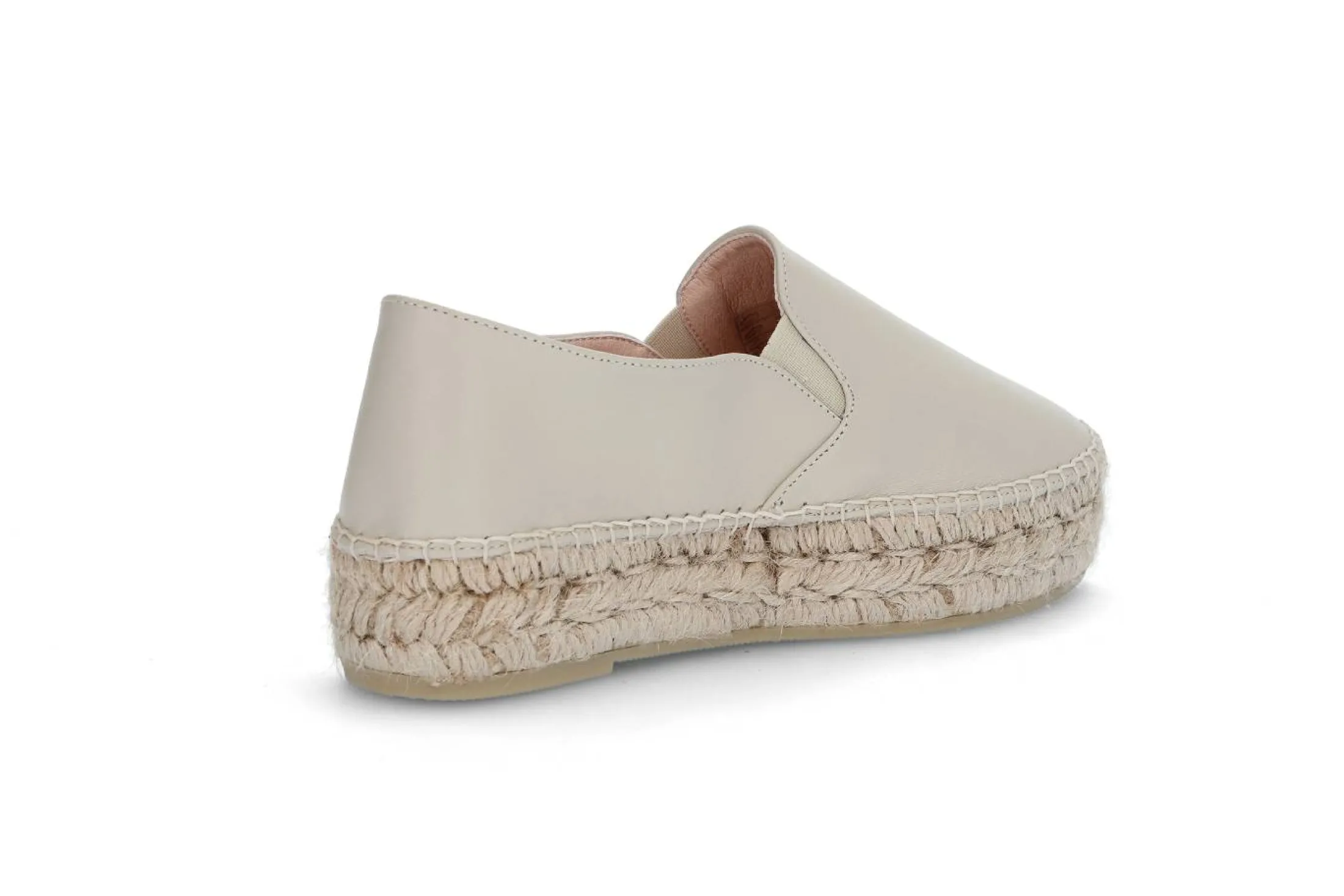 Espadrill i skinn