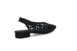 Interlace slingback pumps