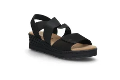 Komfortabel sandal i skinn