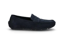 Loafer i semsket skinn