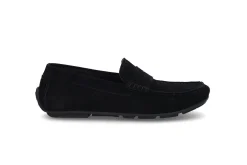 Loafer i semsket skinn