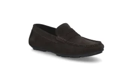 Loafer i semsket skinn