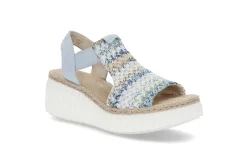 RIEKER 6798 Blau-Multi/Aqua