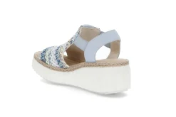 RIEKER 6798 Blau-Multi/Aqua