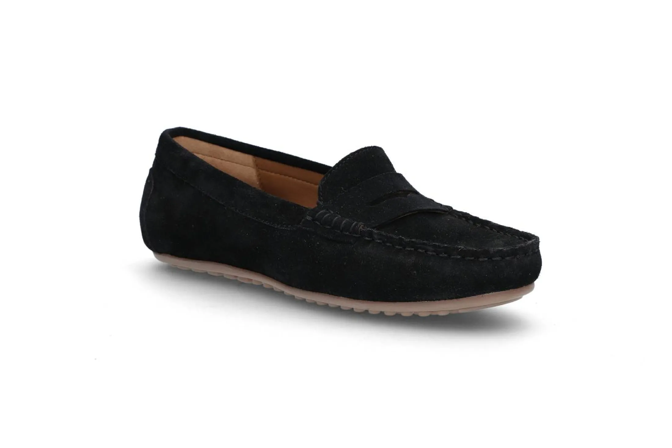 Semsket damesloafer