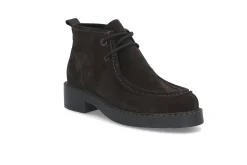 Semsket moc-toe støvlett