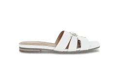 Slip-in skinnsandal