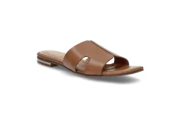 Slip-in skinnsandal