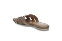 Slip-in skinnsandal