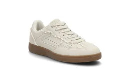 Sporty sneaker med blondedetaljer
