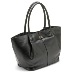 Stilren tote bag i skinn